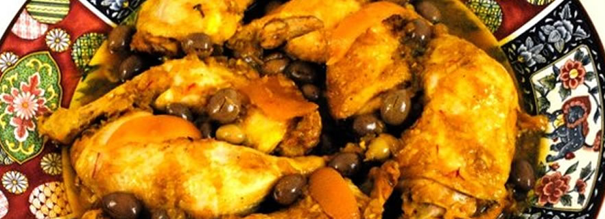 Poulet aux olives et au citron